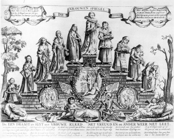 De Levenstrap van de vrouw, gravure uit de 17e eeuw door Pieter Jan Entrop.jpg