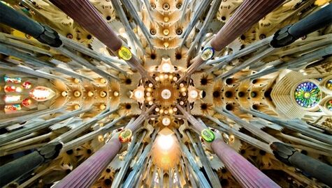 Plafond Sagrada Familia