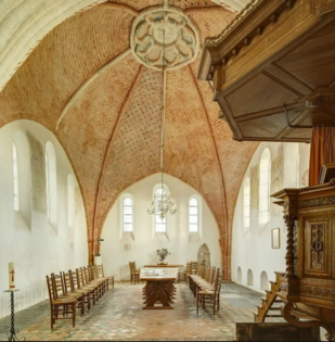 Donatuskerk interieur, Leermens, Groningen