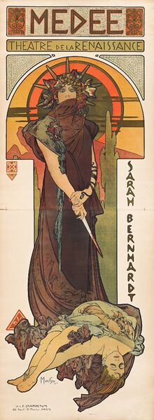 File:Commerciële poster voor toneelstuk Medee, 1989.jpg