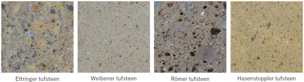 Tufsteensoorten