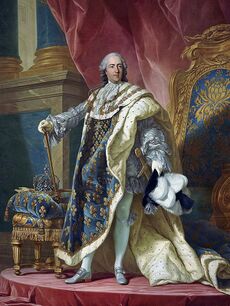 Lodewijk XV, door Louis-Michel van Loo in 1763